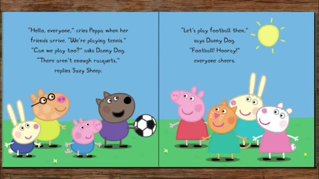 Peppa Plays Football