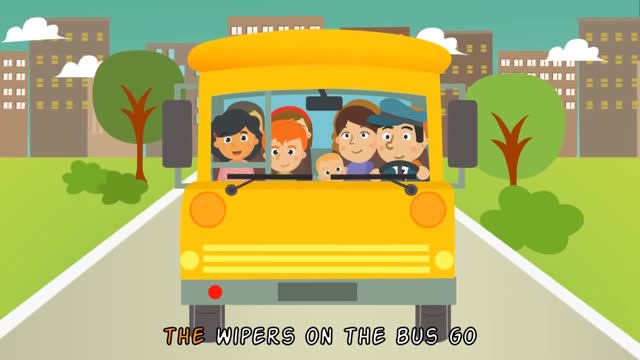 Песенка "The wheels on the bus"