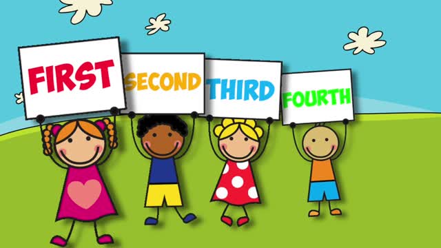 Ordinal Numbers Song