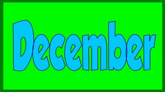 Months Of The Year Song