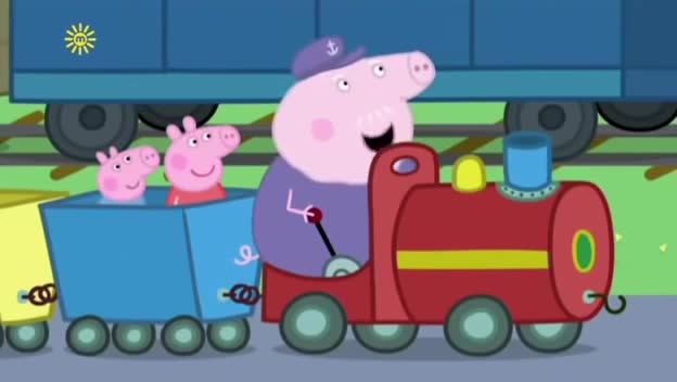 -Grandpa Pigs Train to the Rescue